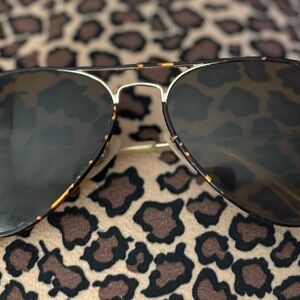 Ray-Ban Tortoise Shell Aviator Sunglasses